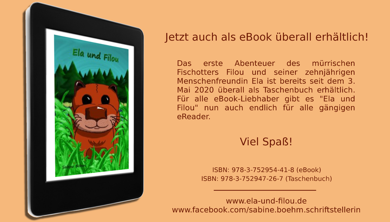 Ela und Filou eBook Ankündigung